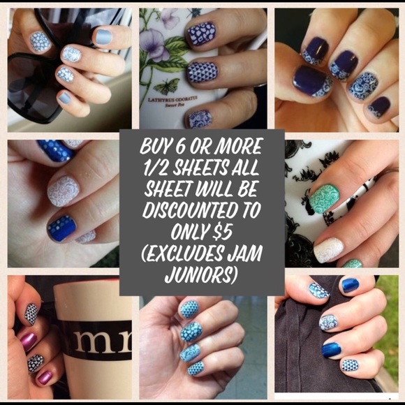 Jamberry nail wrap celeb status black clear - Picture 3 of 8